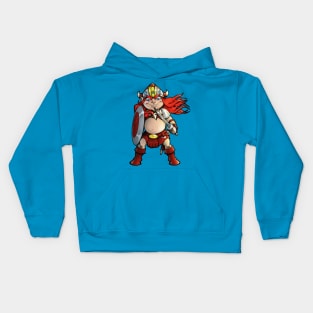 Young barbarian Kids Hoodie